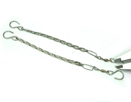 50Pcs Hanging Chain 8 3/4" Single Leg with S-Hook for Bird Feeder, Planters. NEW