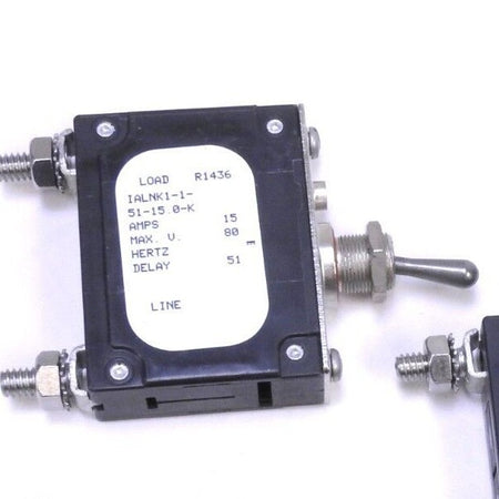 Airpax Sensata IALNK1-1-51 Hydraulic Magnetic Circuit Breaker Toggle 1 Pole