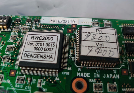 Dengensha PMU-0531 Circuit Board Ver. 0101 0015 for RWC-2000 Weld Control - 