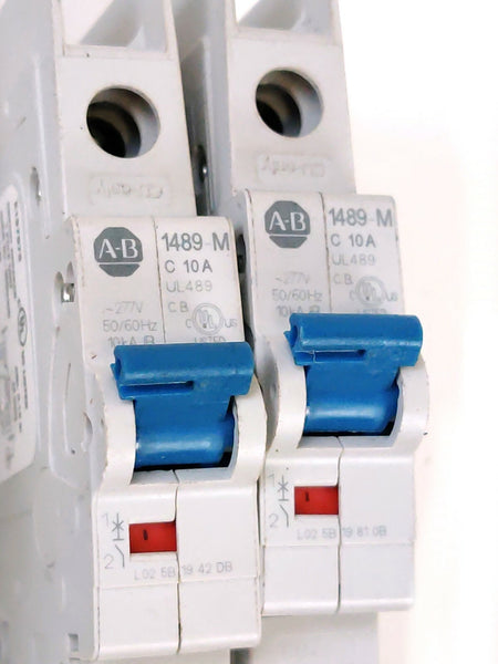 Allen Bradley 1489M Circuit Breaker 2 Pole 480Y/277V 50/60Hz 6A, 10A, 25A
