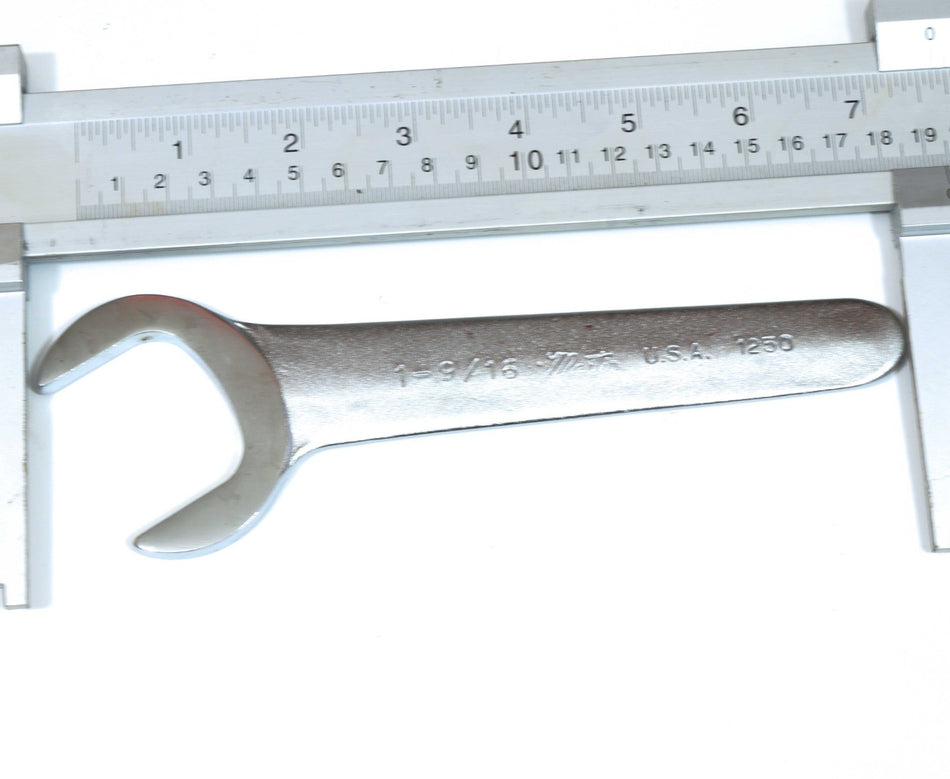 Martin Tools 1258 1-13/16" Angle Service Open End Wrench 30° Chrome
