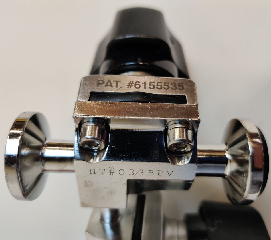 Aquasyn 3-Way 316L SS Sanitary Valve 1/2" 1/4" 3/8" w Fittings and Clamps 4pcs