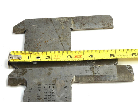 Set of 3 Double Sided Type H Go No-Go Snap Gauge Plate T-82923, T-82917, 70956