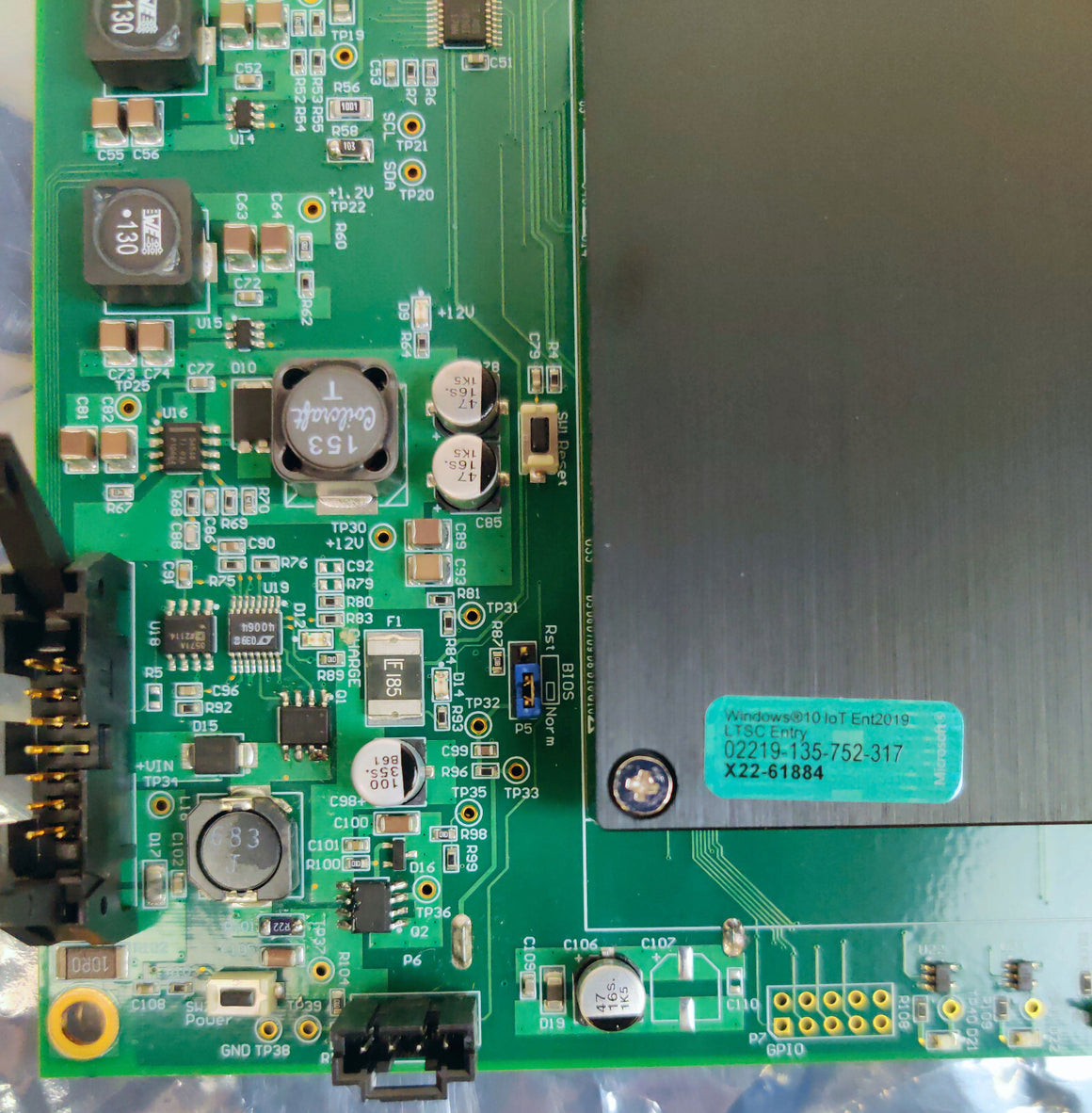 PerkinElmer SOM Carrier PCB N6409034 rev A w SSD for 2400 Gas Chromatograph