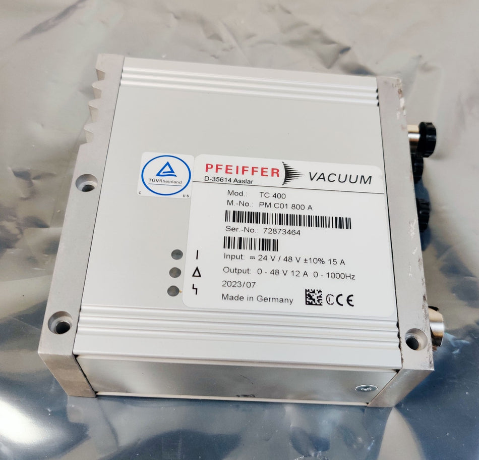 Pfeiffer TC 400 Controller PM C01 800A for Turbo Pump HiPace 300,400,700,800