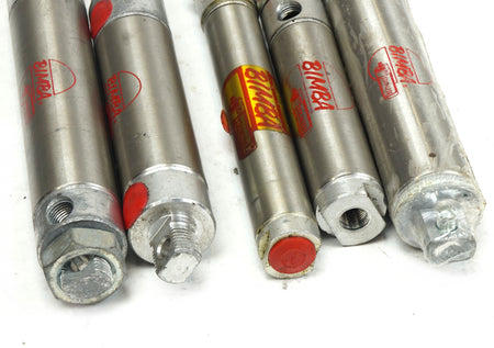 5pc Bimba Cylinder 062-D 7/8", 093-DX 1-1/16", 092-RP 1-1/16", 043.25-D XE M-092