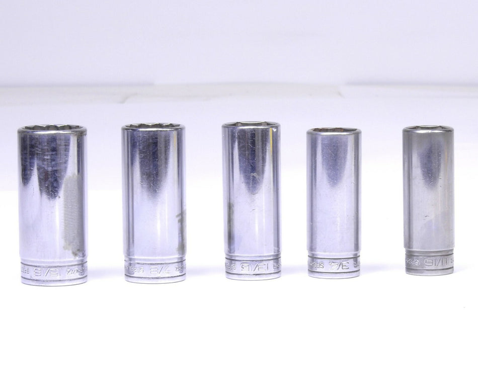 Snap-on 3/8 " Drive Deep Socket 6 Pt-12Pt SAE Select your size 11/16"  or 3/4"