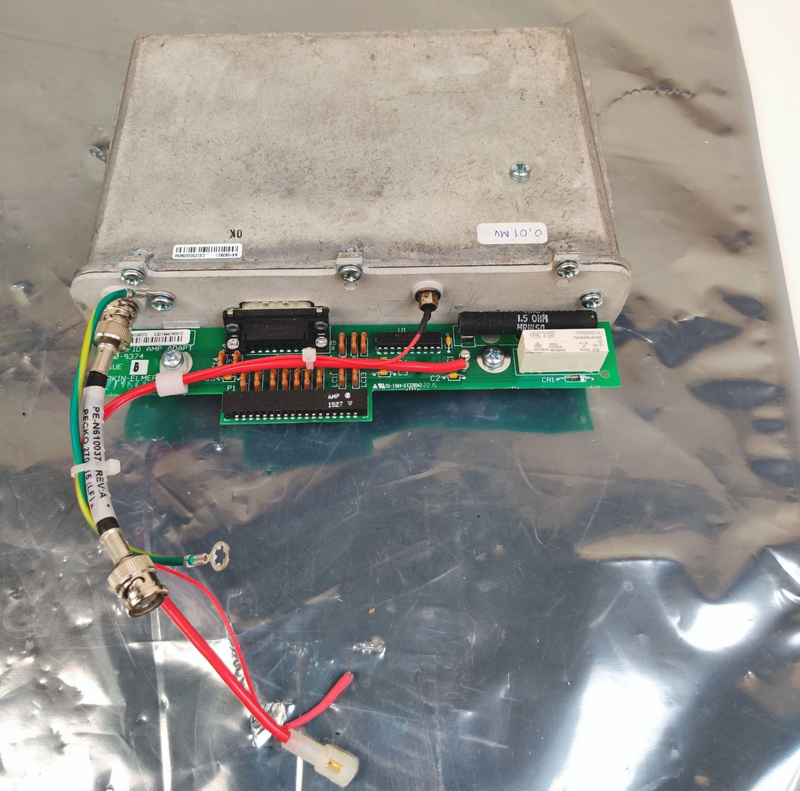 PerkinElmer N6109374 issue B ASXL FID AMP Adapter Module Clarus GC Autosystem XL