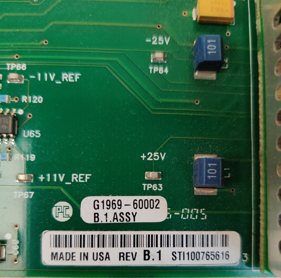 Agilent 6200 6210 TOF LC/MS G1969-60002 Ion Optics PCA G1969A Tested