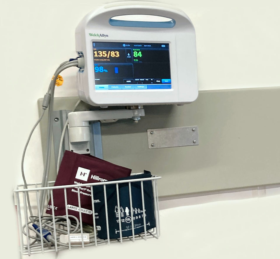 Welch Allyn Connex 6000 Vital Signs Monitor 68NXEX w Nellcor SpO2 Cuff CGX Mount