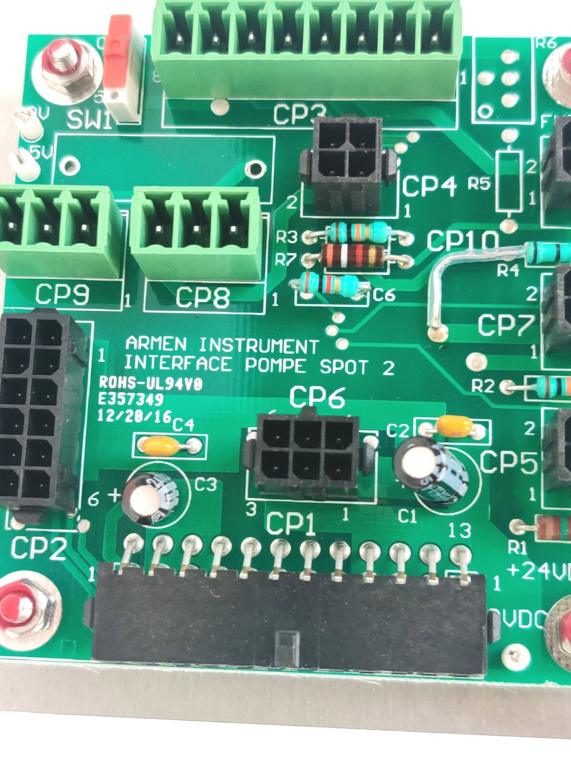 Gilson 21040135 Power Supply PCB w Traco TMT 15105C for PLC 2050 2250 2500