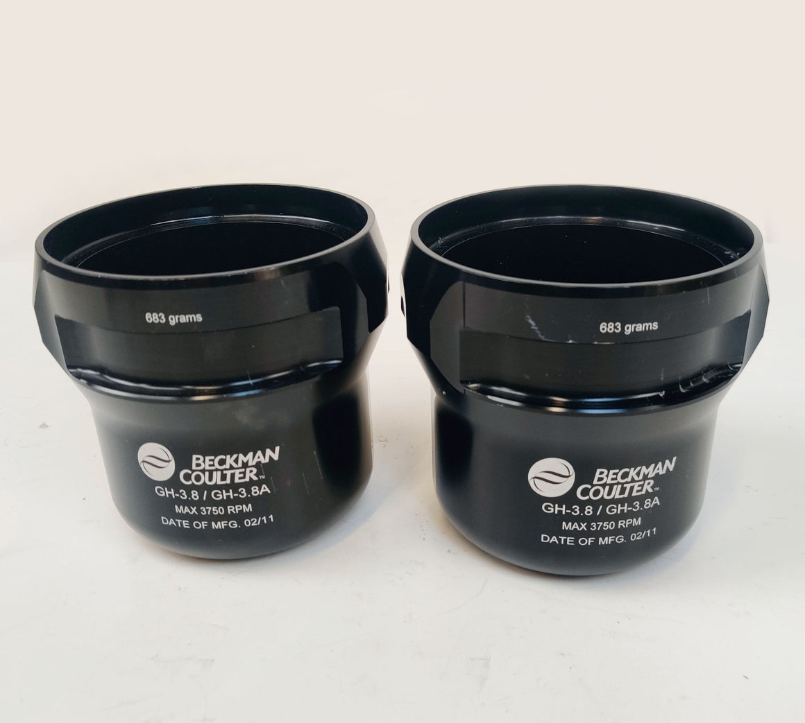 Beckman Coulter GH-3.8/GH-3.8A Swing Bucket 683 gramos LOT OF 2