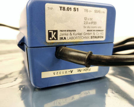 IKA Labortechnik T8.01 S1 Power Supply Unit 12V for T8 Ultra-Turrax Homogenizer
