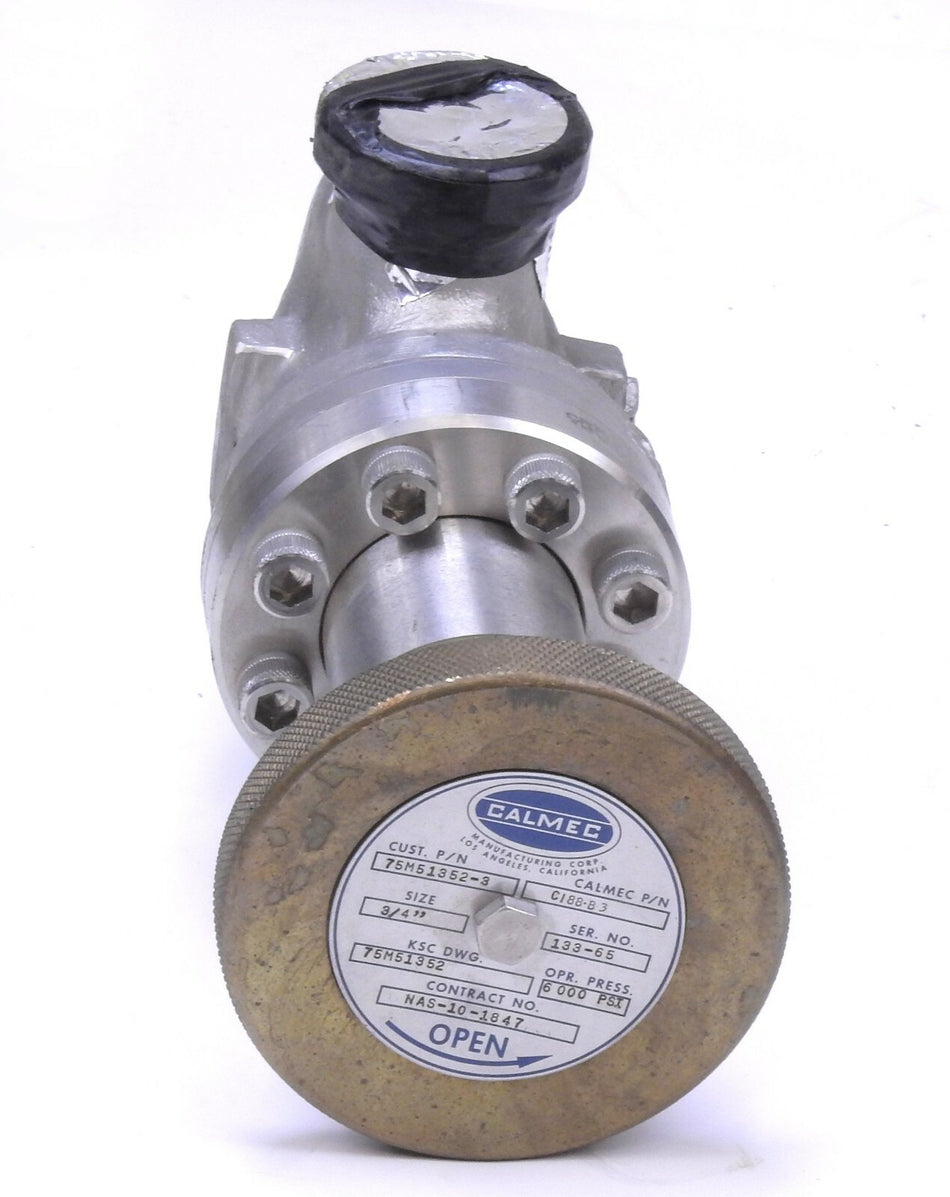 Calmec C188-B3 3/4" Stainless Steel Valve  6,000 psi