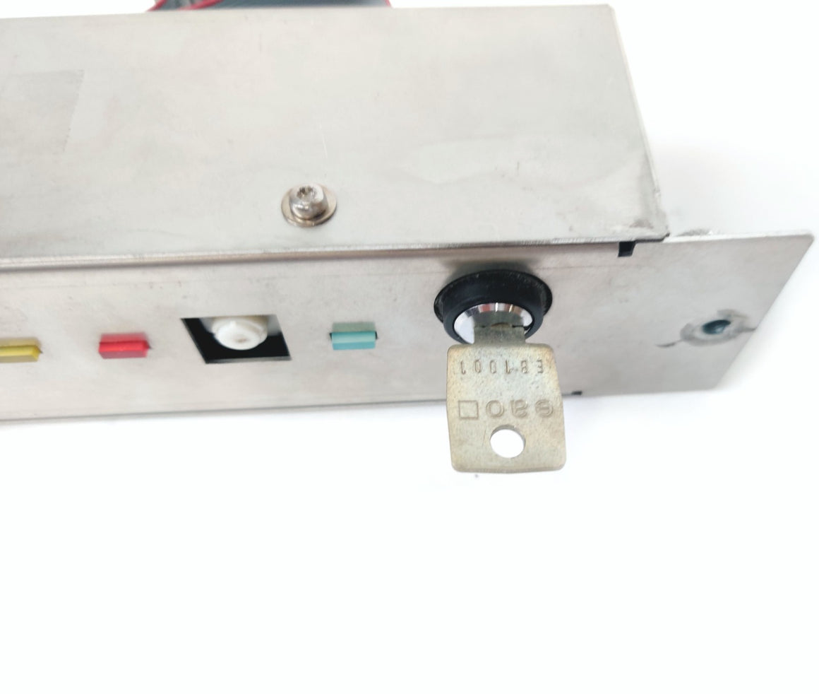 Bruker Microflex MALDI TOF MS Control Panel Switch Assembly w Key Tested
