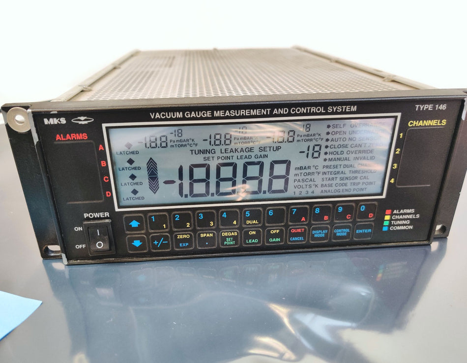 MKS Type 146 Vacuum Gauge Measurement And Control System Working ELAN DRC Plus