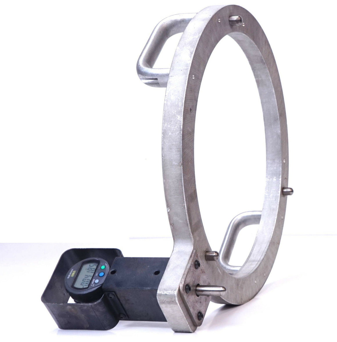 FEG 6/8"- 7/8" Shallow Diameter Offset Bore Depth Gage, 3 Point Donut Frame