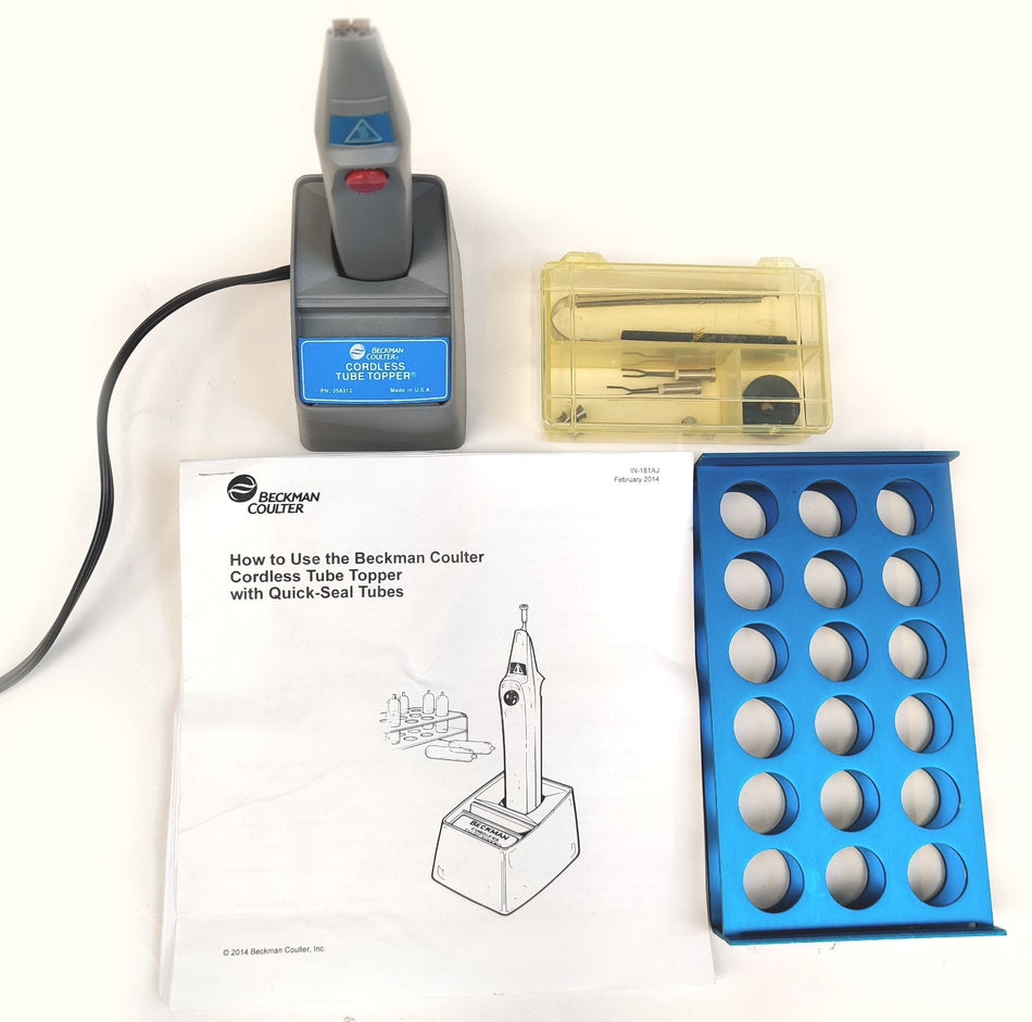 Beckman Coulter 358312 Cordless Tube Topper Model 7700 w/ Charging Stand