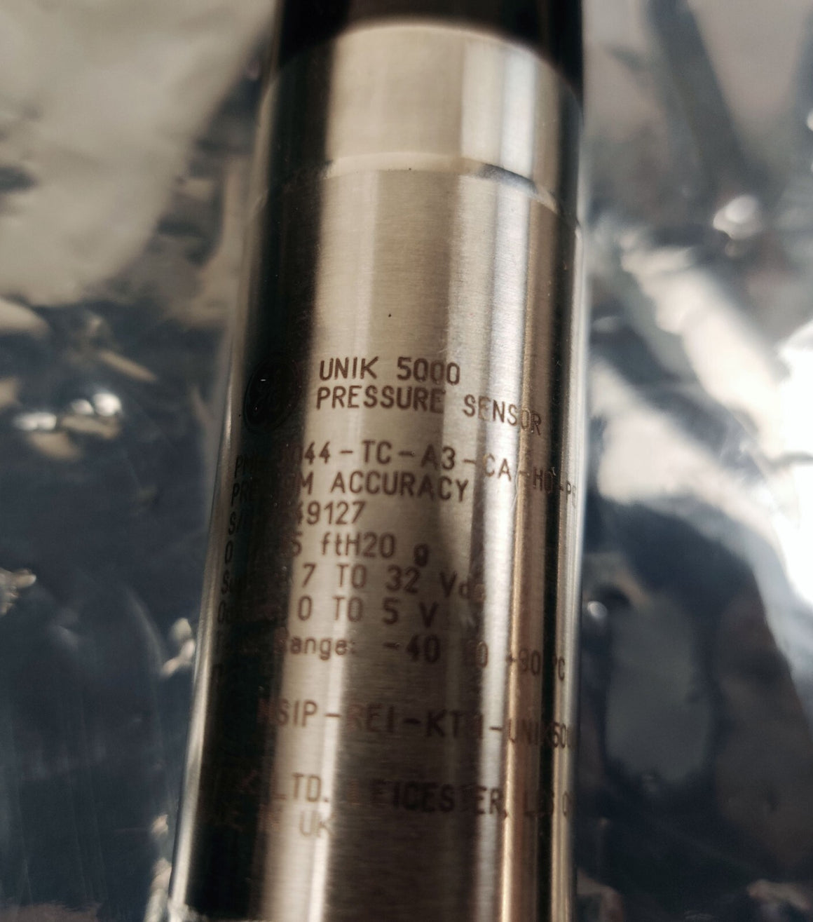 GE Unik 5000 Pressure Tensor PMP 5044-TC-A3-CA-HO-PE 1/4 NPT Female, 0-6.5 Psi - 