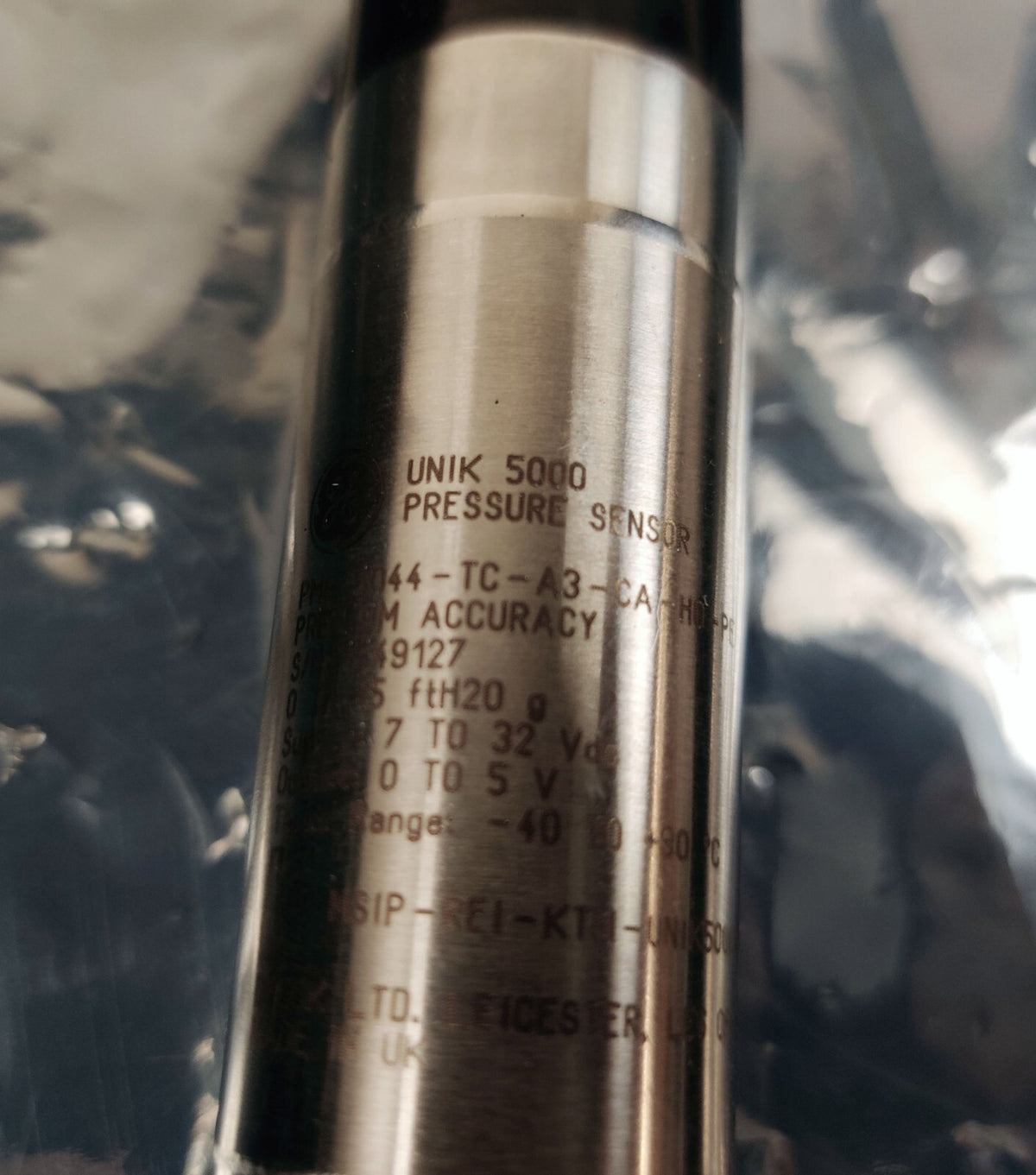 GE Unik 5000 Pressure Tensor PMP 5044-TC-A3-CA-HO-PE 1/4 NPT Female, 0-6.5 Psi - 