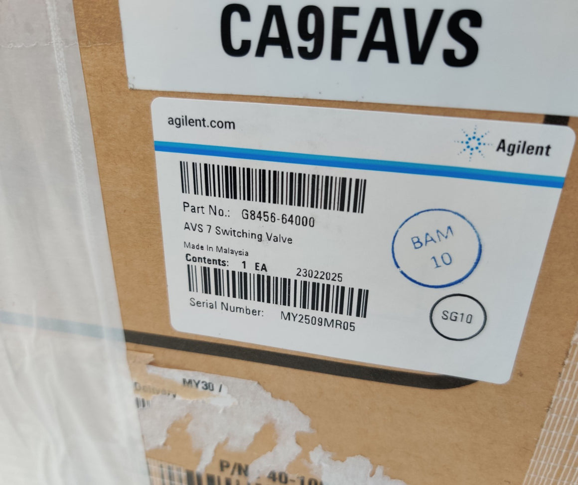 New Agilent G8456A AVS 7 Switching Valve 5800/5900 ICP-OES G8495-64000 w Tubing