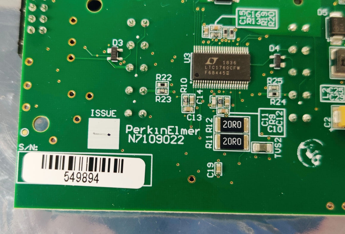 PerkinElmer Torion T-10 Portable GC/MS N7109022 PCB Control Board