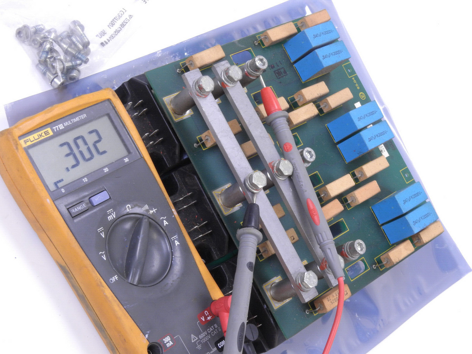 Indramat RC26 109-0700-4B7-00 Circuit Board w Mitsubishi Transistor QM150DY-2H