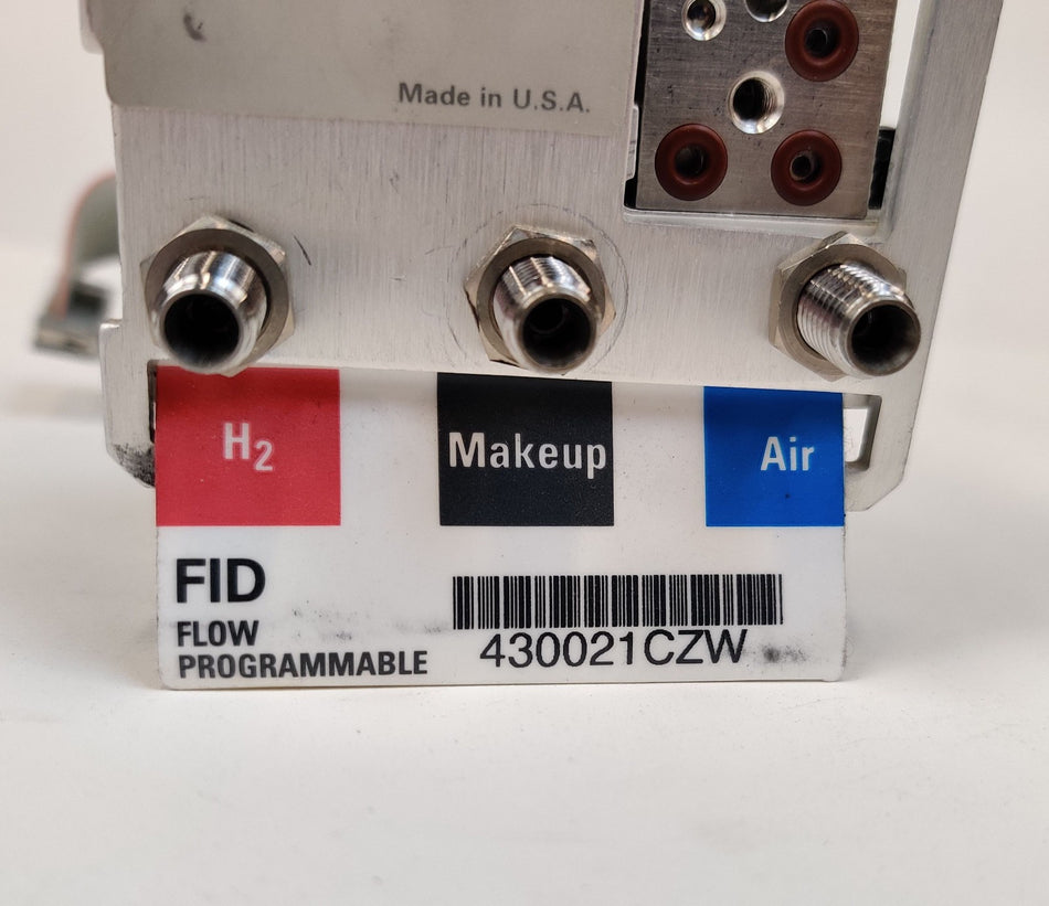 Agilent 6890 GC FID Flow Programmable EPC Control Module. Working