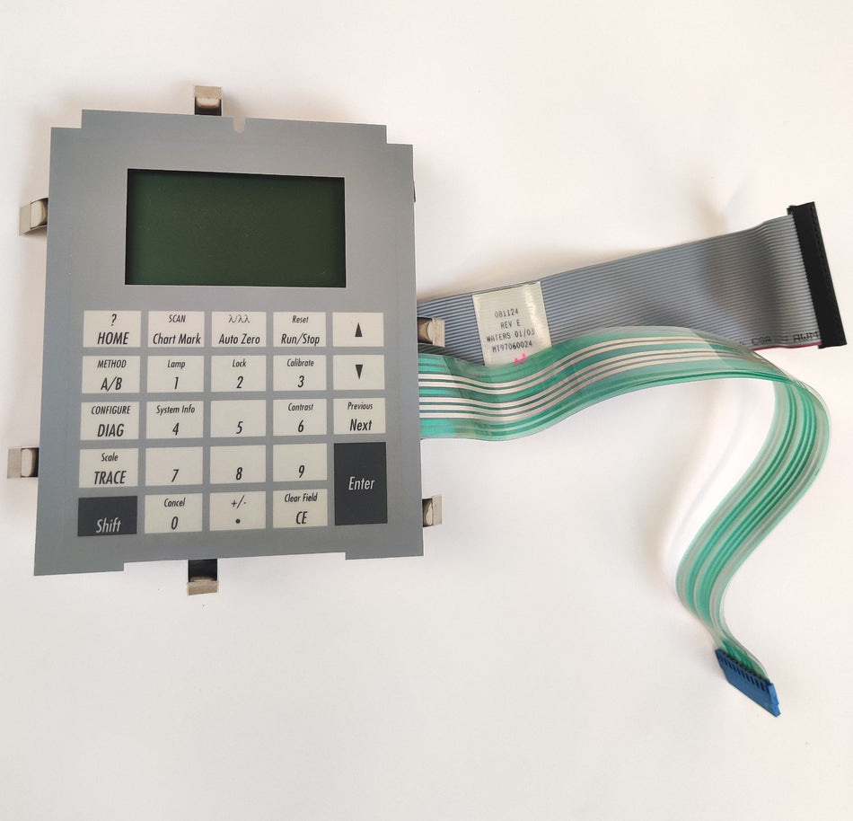 Waters 2487 Dual Absorbance Detector Front Panel w/ Keypad Assy 081165. Working