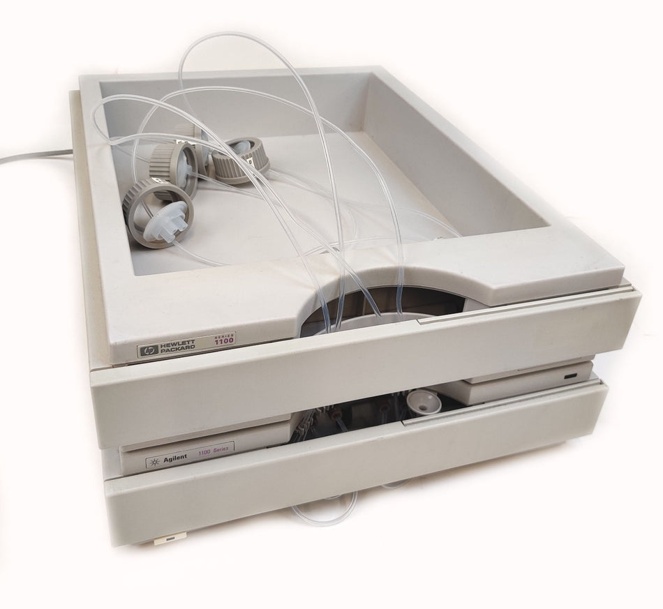 Agilent G1379A Micro Vacuum Degasser with Solvent Tray 1100 Series HPLC. Working