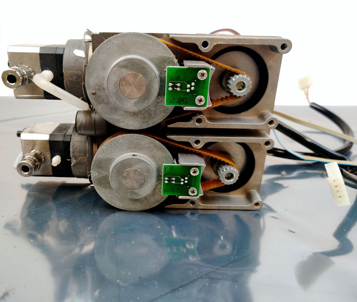 GE Cytiva AktaXpress AKTA Crossflow P-900 10ml Pump Head w Motor 6600R165 Tested