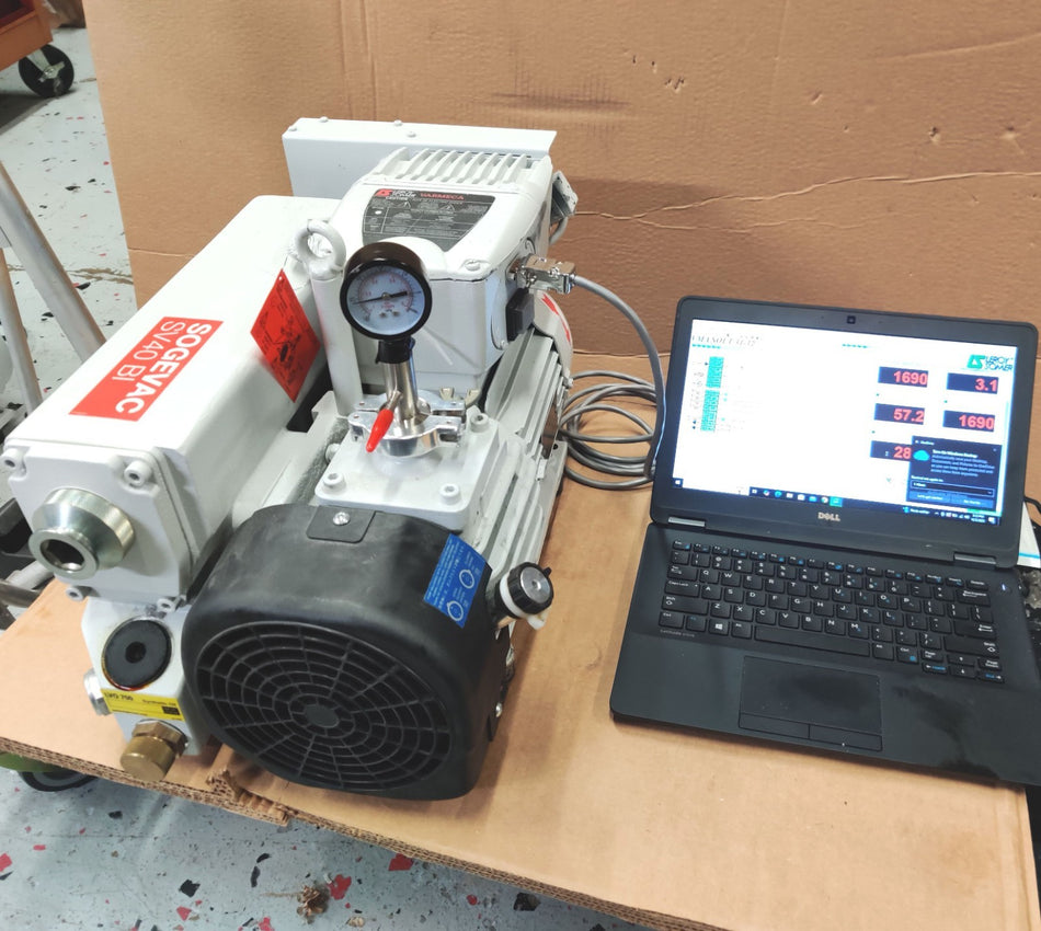Leybold Sogevac SV40BI Rotary Vane Vacuum Pump 960331V3005 Working and Tested