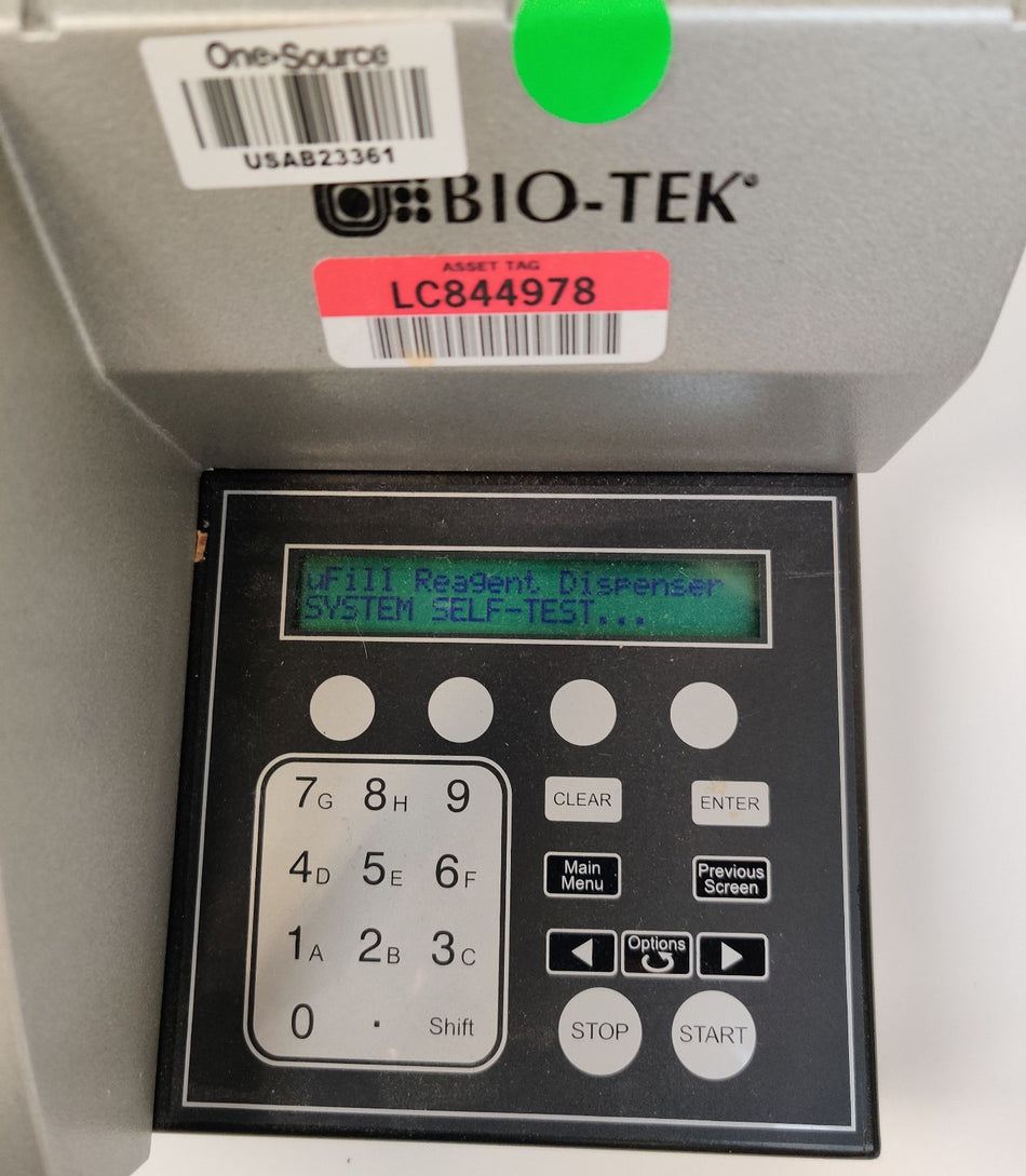 Bio-Tek Biotek AF1000 MicroFill Reagent Microplate Dispenser uFill Tested See Video