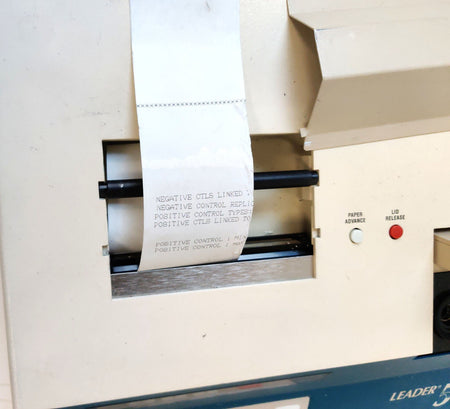 MGM Instruments Inc Gen-Probe Leader 50 Luminometer 110 VAC 0.375 A. Powered on