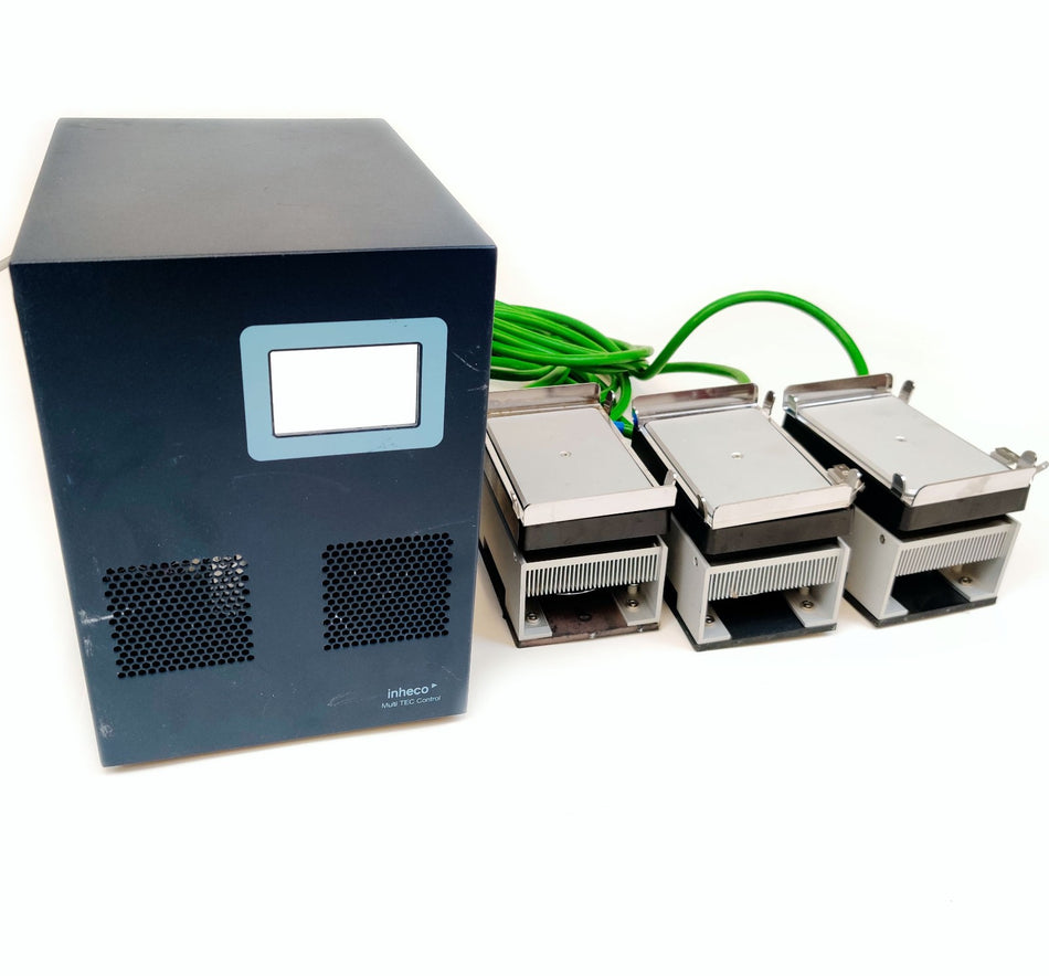 Inheco Multi TEC Control Unit 8900030 w/ 3 Heated CPAC Ultraflat Tested See video