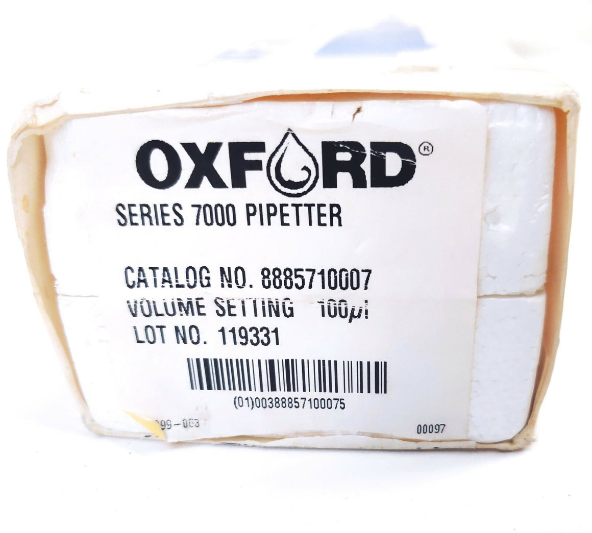 Oxford 7000 Pipetter Sampler Micropipetting System 100ul Fixed Volume