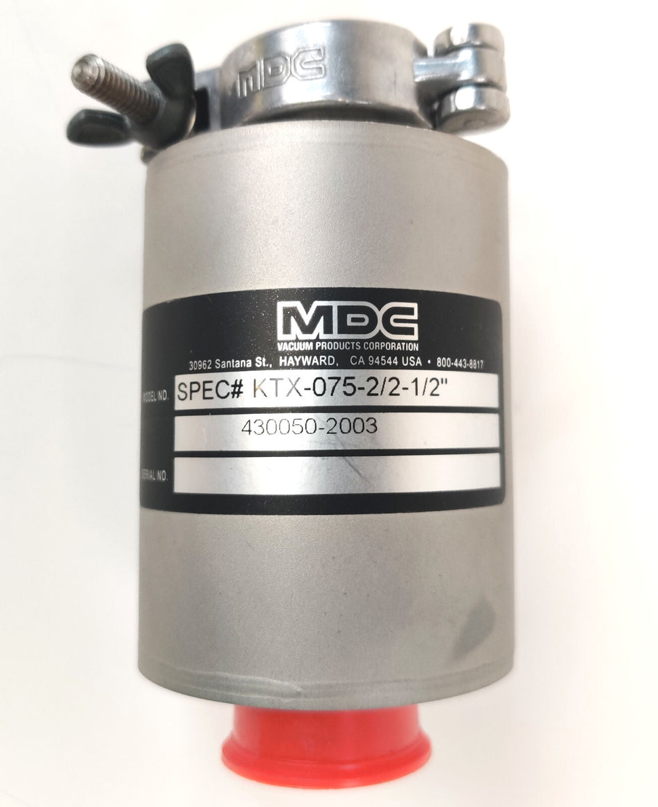 MDC Vacuum Trap 430050-2003 Coaxial Foreline for PerkinElmer Nexion ICP MS