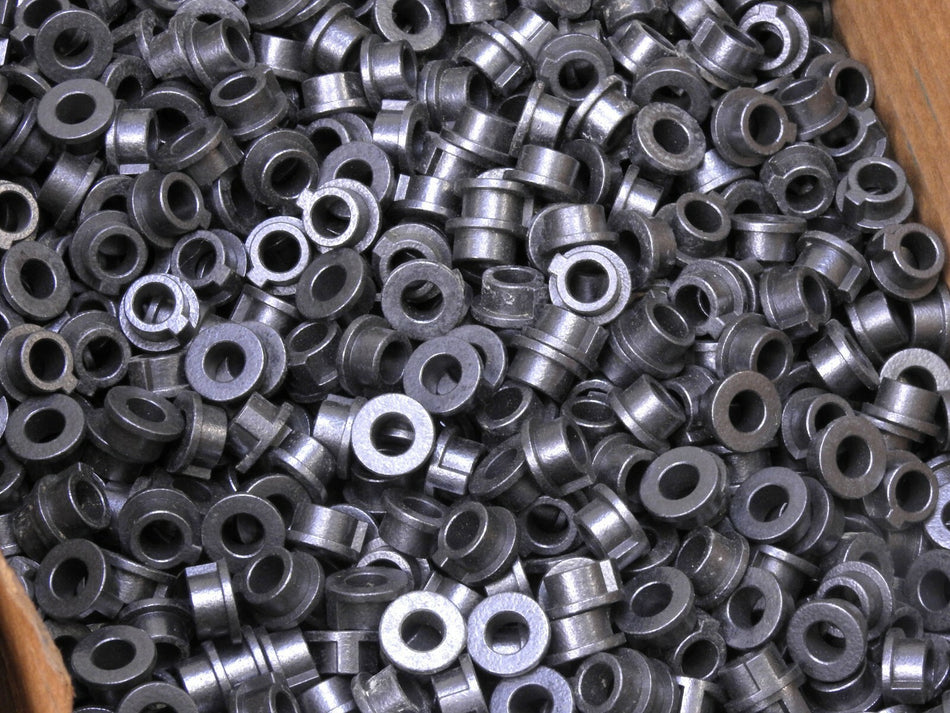 Lot of 100 Pcs Keyed 1/8" Flanged Bushing Carbon Graphite 1/4" x 1/4" x 3/8"
