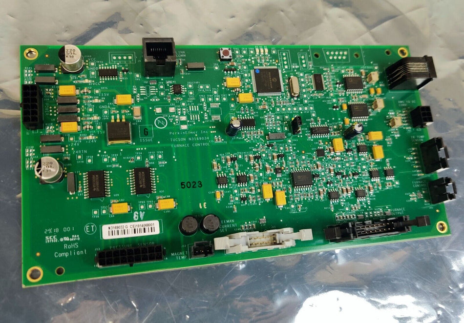 PerkinElmer PinAAcle 500 N3169034 Tucson Furnace Control Board