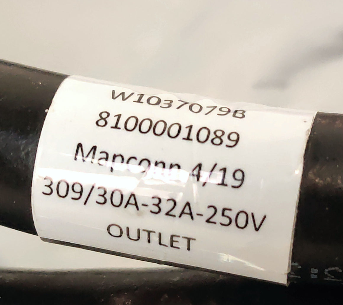 PerkinElmer NexION 1000 Mass Spectrometer W1037079B Power Cord Assembly