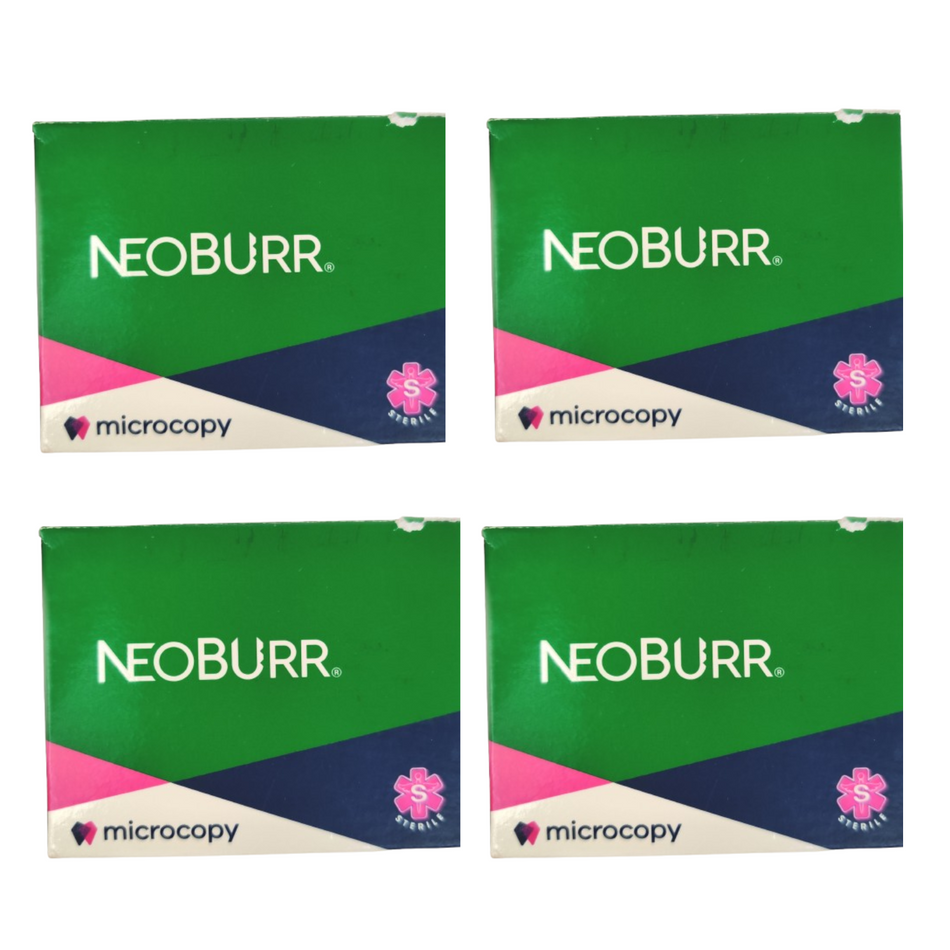 Microcopy NeoBurr FG 4 Carbide Bur Round Friction Grip (100burs) NEW
