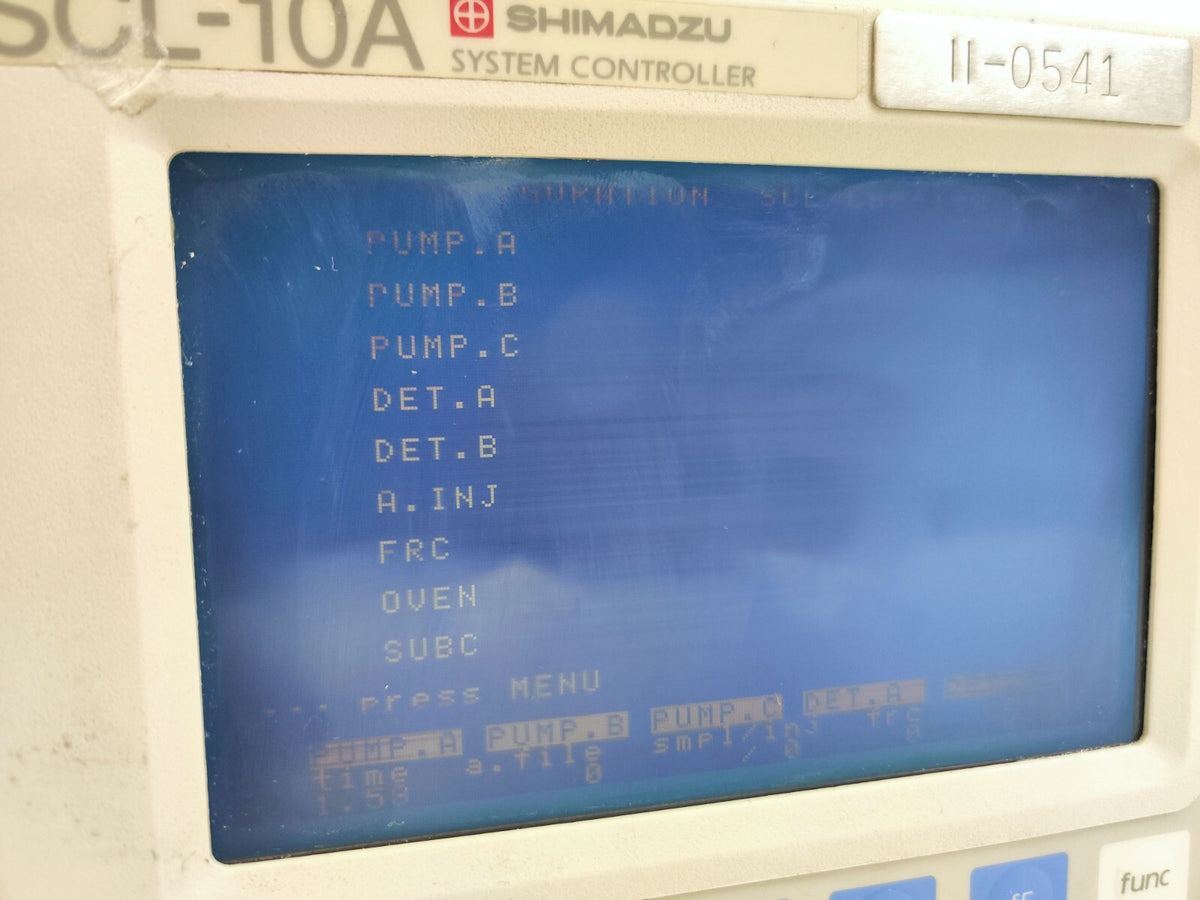 Shimadzu SCL-10A System Controller HPLC Chromatography System, Working - 