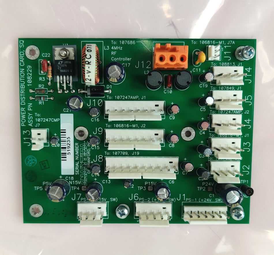 Analytica Analytica 108229 Power Distribution Board for PerkinElmer Flexar SQ 300 Detector