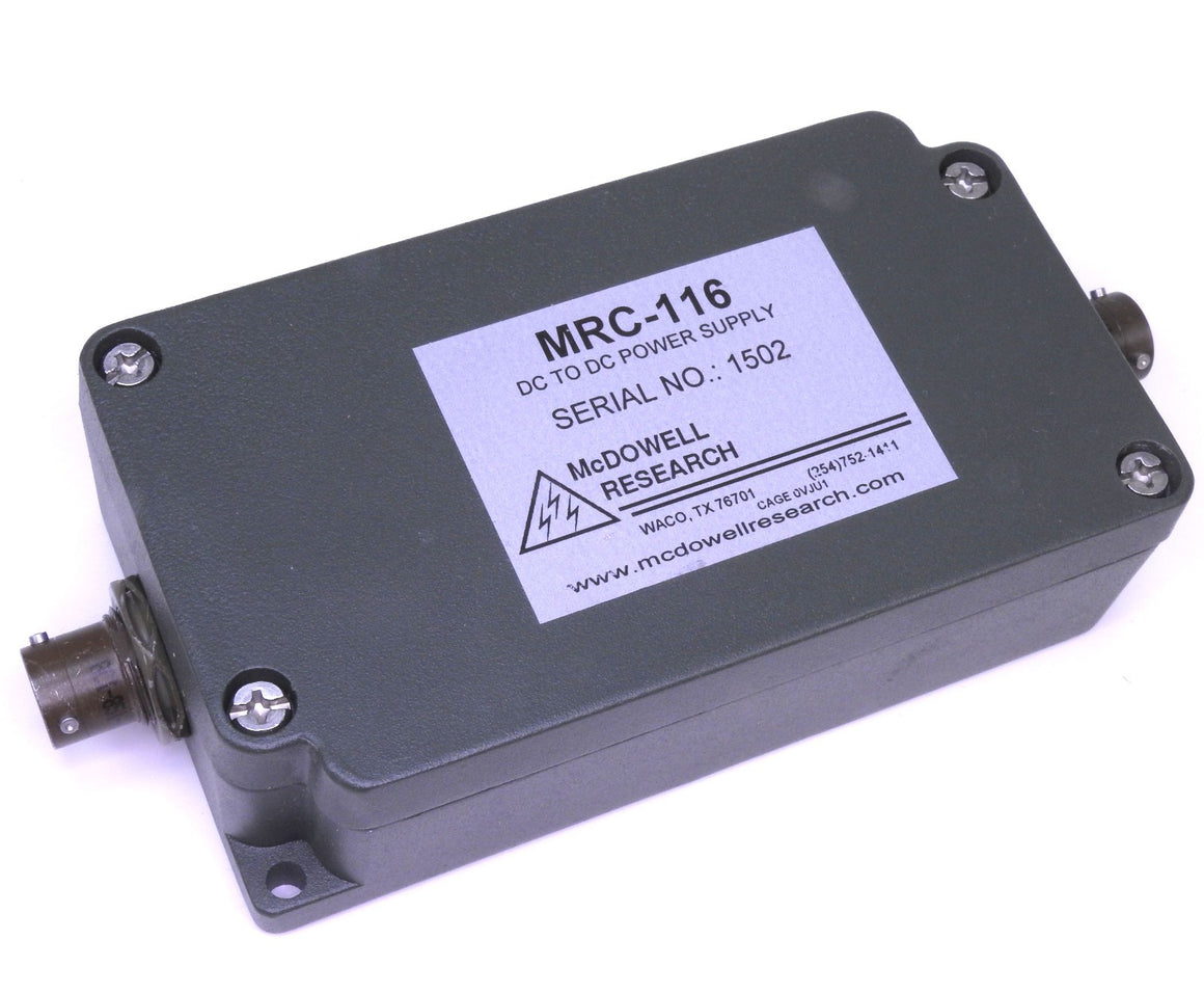 MRC-116 DC-DC Power Supply 15.4VDC HUMVEE RHC-31 Tacter-31 RHC Computers