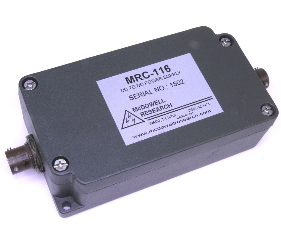 MyCybermarkets.com MRC-116 fuente de alimentación CC-CC 15.4VDC HUMVEE RHC-31 Tacter-31 ordenadores RHC