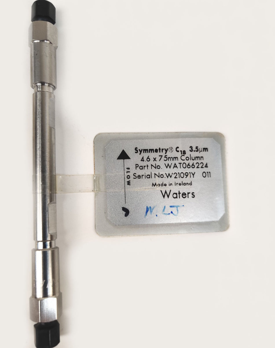 Waters Symmetry C18 HPLC Column 3.5um 4.6mm X 75mm WAT066224 NEW