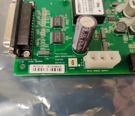 PerkinElmer NGO3 Spectrometer Control PCB N0779114 issue G w N515802 dotLink
