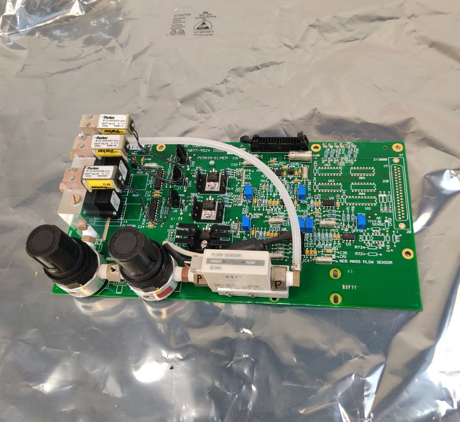 PerkinElmer Optima Avio ICP RF Torch Pneumatics N077-9524 issue I w SMC Sensor