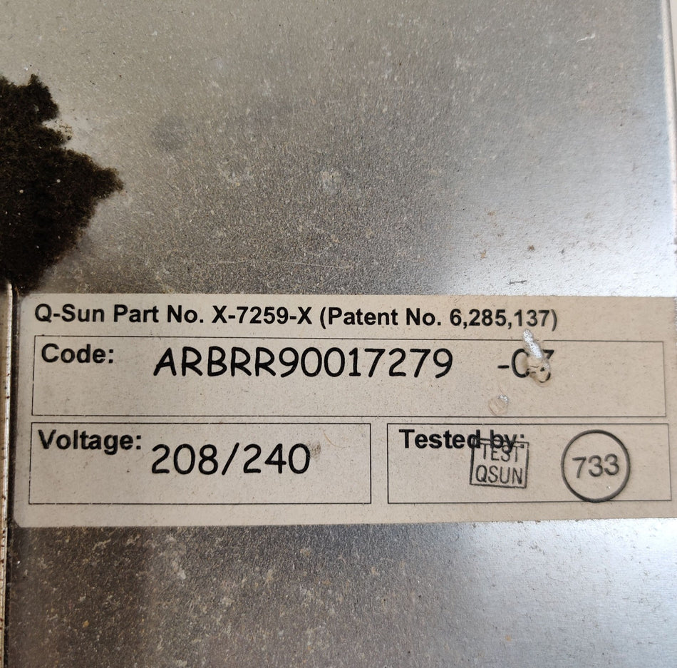 Q-Lab Q-SUN Xenon Test Chamber X-7259-X Ballast Ignitor Transformer