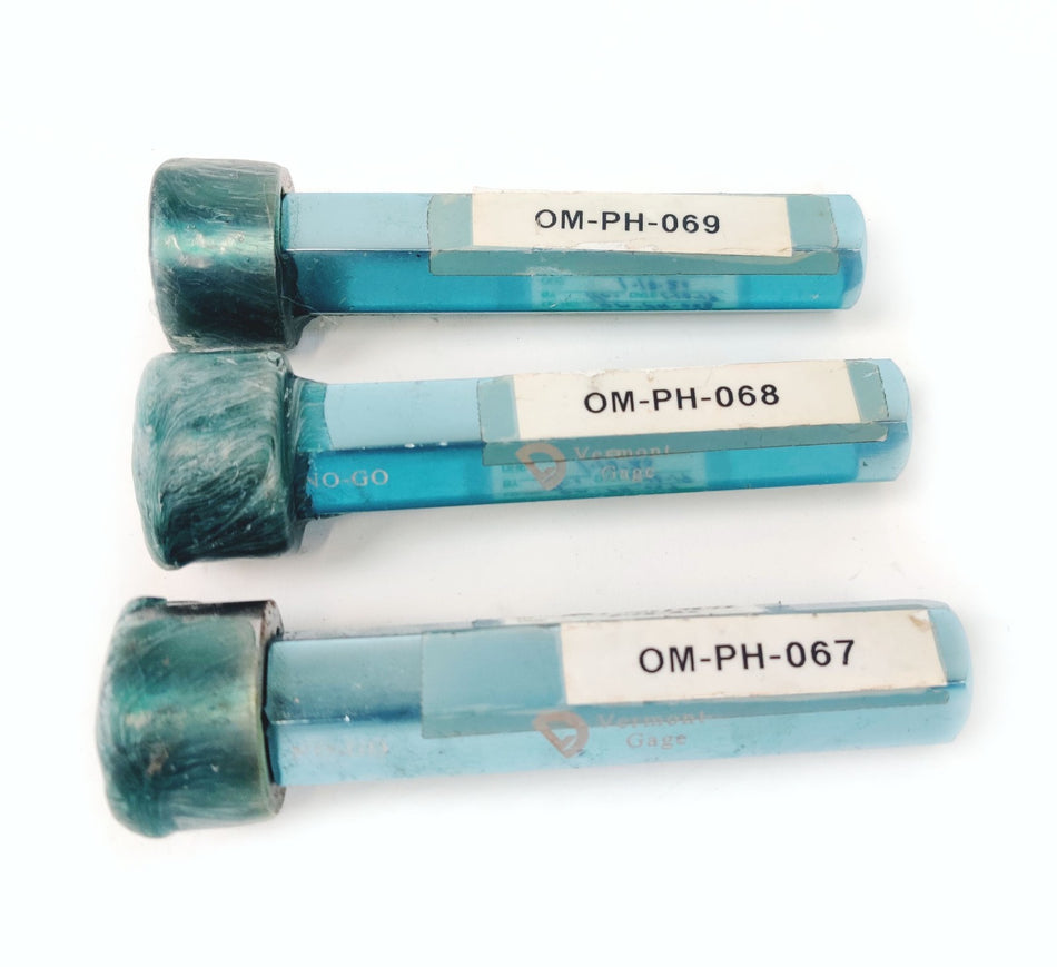 Vermont Gage Plug Gage Set Class Z 1.2150, 1.2140, 1.2130 NO-GO Tool